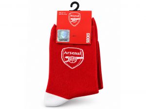 Arsenal Three Pack Ankle Socks 7 to 11 Pattern Socks Red White