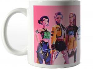 K-Pop Demon Hunters (Huntrix) White Pod Mug