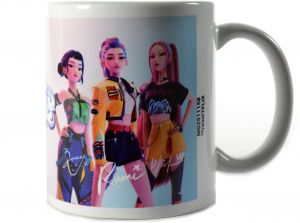 K-Pop Demon Hunters (Huntrix) White Pod Mug