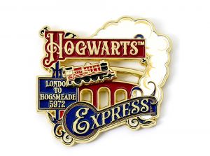 Harry Potter Hogwarts Express Sliding Pin Badge