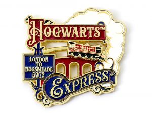 Harry Potter Hogwarts Express Sliding Pin Badge