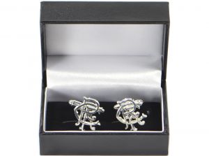 Rangers FC Silver Plated Cufflinks