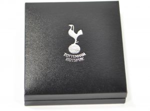 Spurs Enamel Crest Dog Tag and Chain
